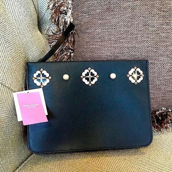 NEW KATE SPADE CROSSBODY WRISTLET CLUTCH HANDBAG - Picture 5 of 16